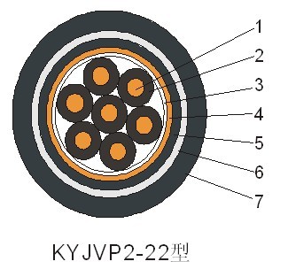 KYJV,KYJVP,KYJVP2交聯(lián)聚乙烯絕緣控制電纜